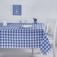 fata de masa cu carouri alb portocaliu Kareli 160x220cm DC Home potrivita pentru bucatarie sau terasa