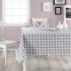 Fata de masa cu carouri alb si albastru 160x220cm Kareli DC Home