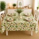 Fata de masa teflonata 120x160 cm Avocado Ralex Pucioasa pe masa dreptunghiulara, fabricata in Romania
