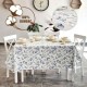 Fata de masa 140x180 cm teflonata model masline stil mediteranean, fabricata in Romania
