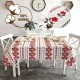 Fata de masa rotunda teflonata bumbac, diametru 160cm model traditional V1, antimurdarie