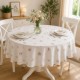 Fata de masa teflonata 120x160 cm model Flori roz cu imprimeu floral delicat pe masa dreptunghiulara