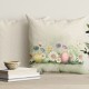 Prosop de bucatarie 45x65cm Paste bumbac 100% Egly cu flori de primavara si oua pastelate