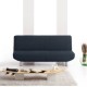 Husa bielastică pentru puf 60x60 cm, Premium ROC, C/03 Albastru – fixare perfectă și protecție elegantă