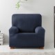Husa bielastică pentru puf 60x60 cm, Premium ROC, C/03 Albastru – fixare perfectă și protecție elegantă