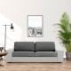 Husa colțar stanga cu recliner, bielastică 250–360 cm, Premium ROC, C/01 bej– fixare perfectă și aspect modern