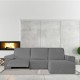 Husa bielastică canapea 3 locuri, Premium ROC, C/6 Gri – extensibilă până la 260 cm, fixare perfectă și design modern