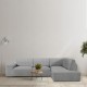 Husa bielastică canapea 3 locuri, Premium ROC, C/6 Gri – extensibilă până la 260 cm, fixare perfectă și design modern