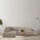 Set 2 huse scaun bielastice Premium ROC 40–50 cm bej inchis C/11 - fixare perfectă și aspect modern