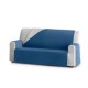 Husa impermeabila coltar dreapta 240cm Oslo Protect C/03 Albastru, matlasata, reversibila, protectie lichide