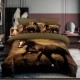 Lenjerie 3D finet 1 persoana, 3 piese, Bulldog Viking