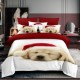 Lenjerie 3D finet 1 persoana, 3 piese, Bulldog Viking