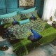 Lenjerie de pat 3D din finet cu 6 piese, Pucioasa, model pisică bengaleză gri, cod FN3D71, design realist și adorabil