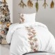 Sort de bucatarie Craciun cu crengute decorative, bumbac 100%, Tisa
