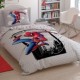Lenjerie de pat Disney Spiderman Power, 1 persoană, 3 piese, bumbac 100%