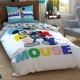 Pătură de lux Disney Mickey Mouse Classic Red, 160x220 cm, bumbac 100%