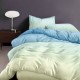 Lenjerie de pat 6 piese finet galben pastel pentru pat dublu