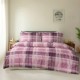 Lenjerie de pat dublu bumbac 100% ranforce Bahar Home Carlo carouri verzi