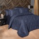 Lenjerie de pat First Choice Advina Champagne bumbac satinat 220 TC cu flori albe pe fundal crem champagne