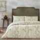 Lenjerie pat bumbac ranforce TAC Marwen linii gri 200x220
