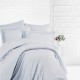 Set lenjerie de pat dublu, damasc satinat negru, 4 piese, design modern, Ralex Pucioasa