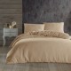 Lenjerie de pat dublu jacquard creponat, Nazenin Home, Cream