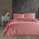Lenjerie de pat gri, model jacquard creponat, Nazenin Home, 100% bumbac.