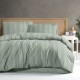 Lenjerie de pat jacquard ranforce, Clasy Home, design dungi - Arakis V6 gri