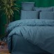 Lenjerie jacquard Cotton Box Demure Mink din bumbac satinat nuanta mink cu model floral tesut elegant