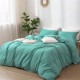 Lenjerie de pat percale albă, din bumbac 100%, set 4 piese, pat dublu, fabricată în România