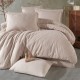 Lenjerie de pat premium jacquard cu broderie gri Clasy Home Marlet V5