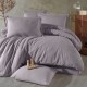 Lenjerie de pat premium jacquard cu broderie roz Clasy Home Marlet V3