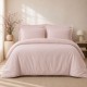 Lenjerie pat dublu Cotton Box Plain Beige bumbac ranforce design uni bej elegant
