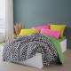 :enjerie Dusk din bumbac ranforce, dungi grafice și culori moderne pentru decor urban