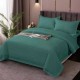 Lenjerie de pat dublu IMP12 Verde policoton, confort și stil în dormitor