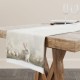 napron Paste 40x150 cm bumbac 100% Vinca cu iepuras si flori pastelate
