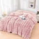 Patura cocolino antracit 200x230cm, imitatie a blanii de iepure, moale si calduroasa