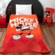 Lenjerie de pat 1 persoana,TAC Disney 3 piese, Mickey Mouse Colour Face