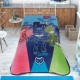 Lenjerie de pat Disney Frozen Forest pentru 1 persoană, set pique, 3 piese