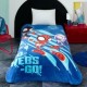Lenjerie de pat Disney Frozen Forest pentru 1 persoană, set pique, 3 piese