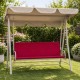 perna balansoar gradina negru 150x50x50 cm  doua segmente husa detasabila Oxford Ralex Pucioasa