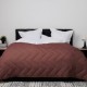 Pilota gri deschis lana 100% naturala Pucioasa 200x215 cm, fata damasc, confort si caldura pentru noptile reci de iarna