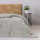 Pilota iarna cocolino pat dublu Cotton Box Wave Caramiziu 200x220