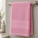 prosop mov bumbac 100% 70x140 cm pentru corp cu bordura greceasca Ralex Pucioasa
