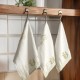 Prosop bucatarie 45x65 cm bumbac 100% Tuli cu flori, iepurasi si oua pastelate