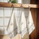 Fata de masa craciun joy bumbac 100% 140x320cm cu peisaj de iarna, copii si reni