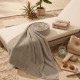 prosop plaja bumbac 80x180 cm alb 500 gmp