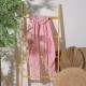 Prosop plaja XXL bumbac 100%, 100x180 cm, galben cu franjuri, ultra absorbant și compact.
