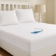 Protectie saltea frotir impermeabila alba 90x200 cm