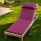 saltea sezlong gradina 60x190 cm pliabila albastru cu perna reglabila si husa detasabila Oxford